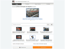Tablet Screenshot of portuguese.sheetformingmachine.com